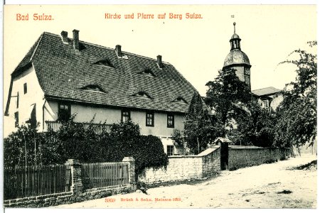 05959-Bad Sulza-1905-Kirche und Pfarre auf Berg Sulza-Brück & Sohn Kunstverlag