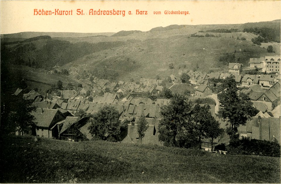 09197-St. Andreasberg-1907-Blick vom Glockenberge-Brück & Sohn Kunstverlag