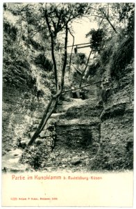 06139-Rudelsburg-1905-Im Kunoklamm-Brück & Sohn Kunstverlag