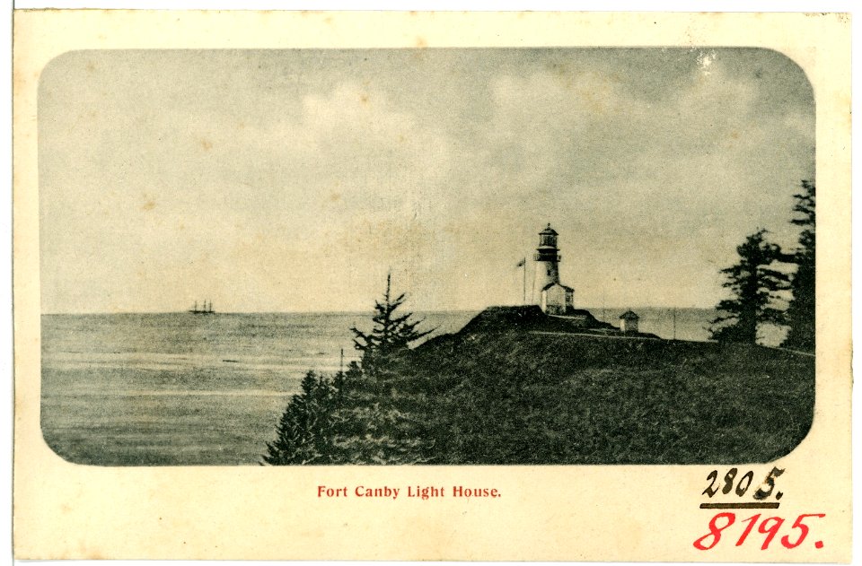 08195-Fort Canby, Wash.-1906-Light House-Brück & Sohn Kunstverlag