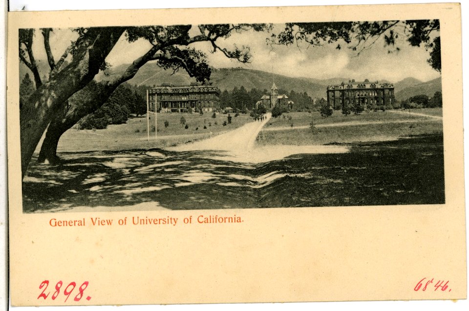 06846-Kalifornien-1905-General View of University of California-Brück & Sohn Kunstverlag