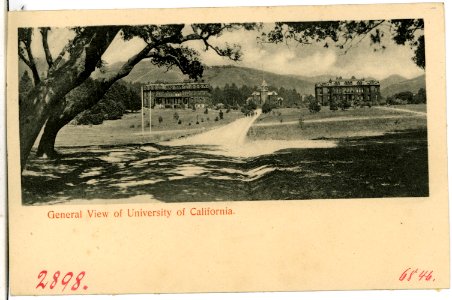 06846-Kalifornien-1905-General View of University of California-Brück & Sohn Kunstverlag photo