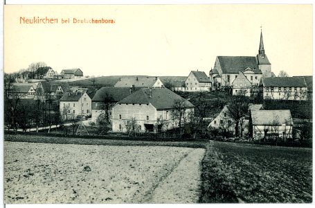 07190-Neukirchen-1906-(Bei Deutschenbora), Blick ins Dorf-Brück & Sohn Kunstverlag