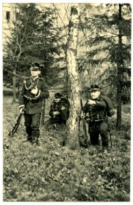 07096-Freiberg-1906-Auf Patrouille-Brück & Sohn Kunstverlag