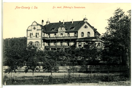 09728-Coswig-1908-Dr. med. Nöhrings - Sanatorium-Brück & Sohn Kunstverlag