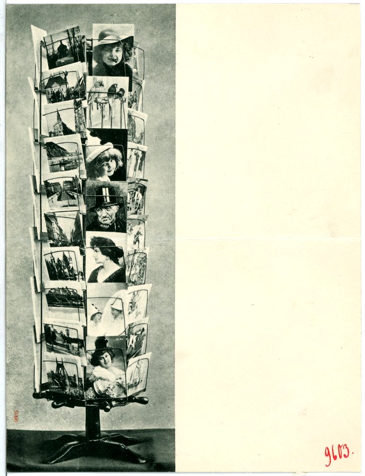 09603-Teplitz-Schönau-1908-Kartenständer - Ignaz Taussig, Graupnergasse-Brück & Sohn Kunstverlag