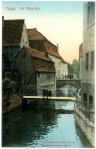 07271-Pegau-1906-Mühlgraben-Brück & Sohn Kunstverlag