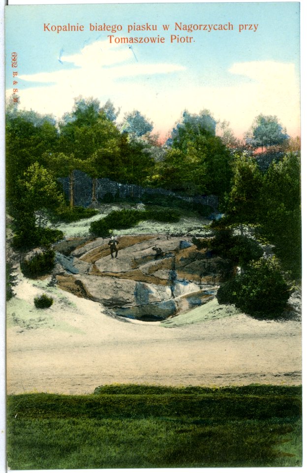06862-Tomaszow-1905-Kopalnie bialego piasku W. Nagorzycach przy-Brück & Sohn Kunstverlag