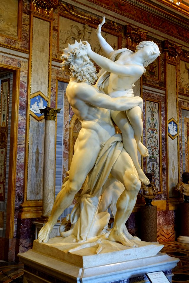 Rape of Proserpina by Gian Lorenzo Bernini, 1621-1622, marble - Galleria Borghese - Rome, Italy - DSC04604