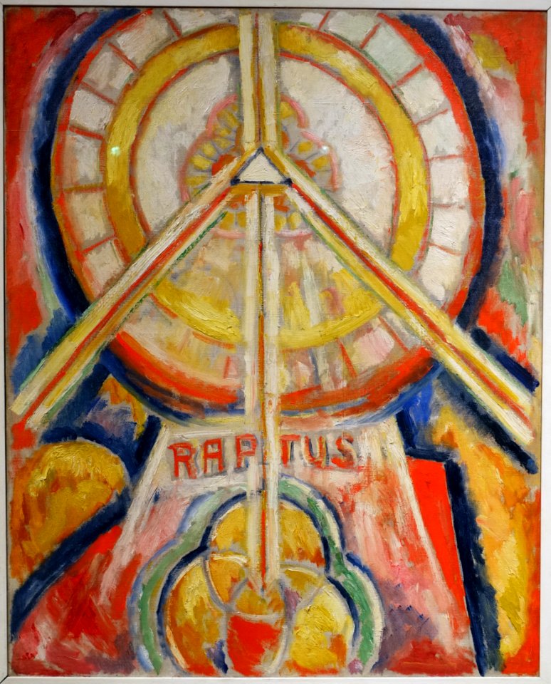 Raptus by Marsden Hartley, c. 1913, oil on canvas - Currier Museum of Art - Manchester, NH - DSC07326