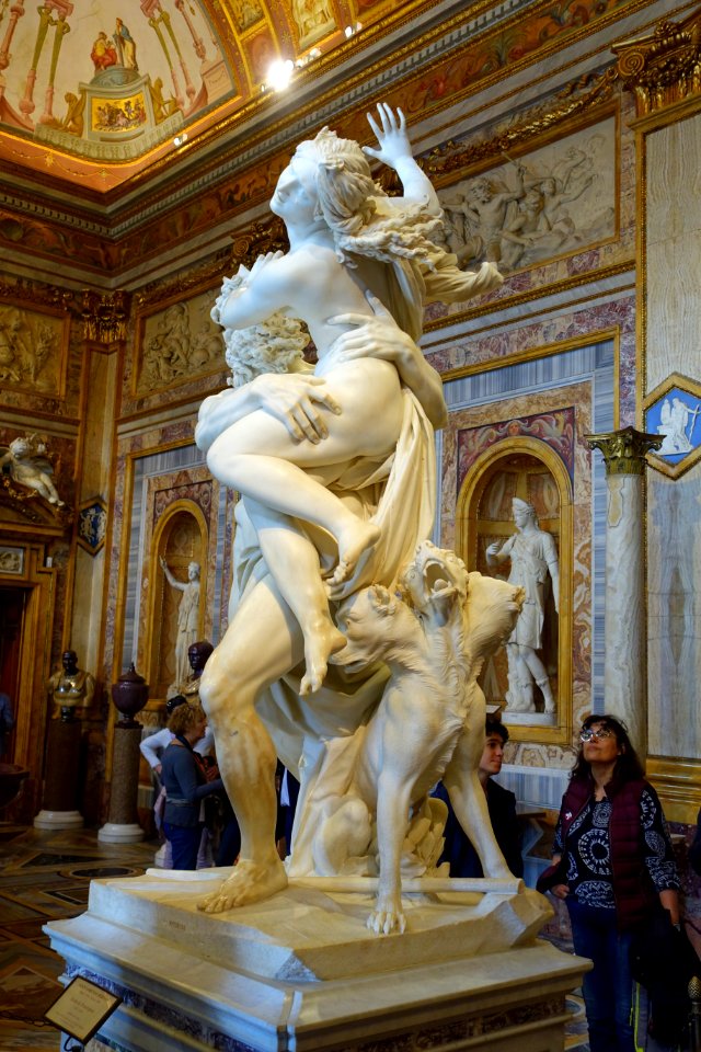Rape of Proserpina by Gian Lorenzo Bernini, 1621-1622, marble - Galleria Borghese - Rome, Italy - DSC04760
