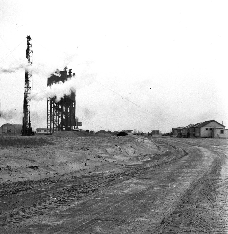 Recreatieterreinen, vliegvelden ed, cementfabrieken, rozenburg, Bestanddeelnr 163-1155