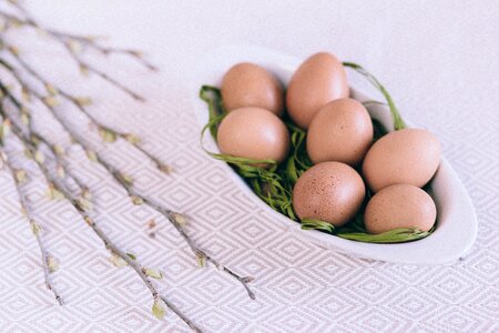 Table plate eggs