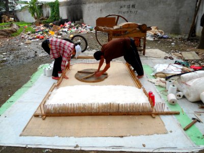 Quilt making 14