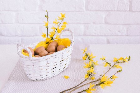 Yellow flowers cloth