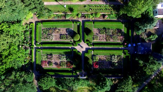 Roscheiderhof̠ Rosengarten 2016 von Oben