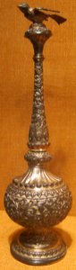 Rosewater sprinkler, northern India, 19th century, silver, HAA photo