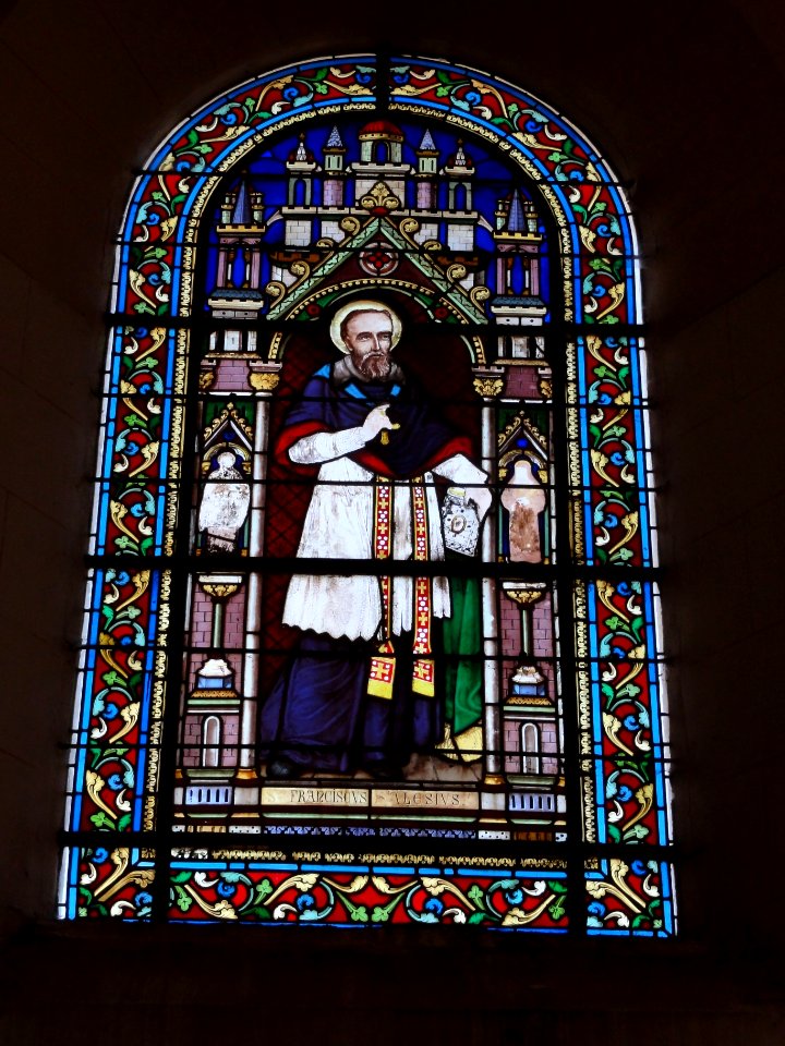 Riville (Seine-Mar.) église, vitrail (01)
