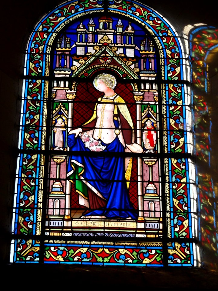 Riville (Seine-Mar.) église, vitrail (05)