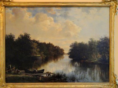 River Landscape Near Pori, Emma Gyldén, 1865 - Cygnaeus Gallery - Helsinki - DSC05626