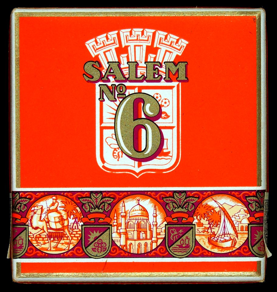 Salem No 6 cigarettes pack, front