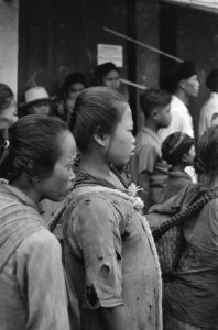 Salatiga. De voorlichting van de bevolking der bevrijde gebieden is op moderne w, Bestanddeelnr 392-3-2