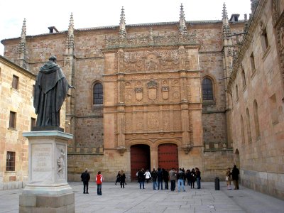 Salamanca - Universidad, Escuelas Mayores, fachada 10