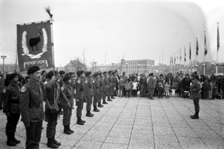 10-jarig herdenking installatie Nieuw Guinea Raad in Congresgebouw Den Haag , ov, Bestanddeelnr 925-1991