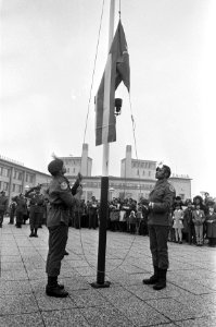 10-jarig herdenking installatie Nieuw Guinea Raad in Congresgebouw Den Haag , ov, Bestanddeelnr 925-1992