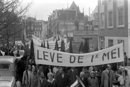 1 Mei demonstratie van CPN, Bestanddeelnr 923-4892