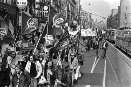 1 Mei demonstratie in Amsterdam, Bestanddeelnr 928-5526