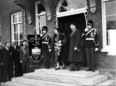 100 jaar KIM Den Helder bezoekdag koningin Juliana, Bestanddeelnr 906-7916