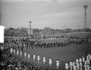 100 jaar Kromstaf. Stadion De Galgewaard. Overzicht, Bestanddeelnr 905-7285
