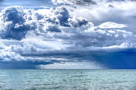 Water drama covered sky