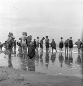  badgasten, stranden, Bestanddeelnr 900-8126
