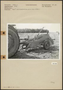 'Bav' voorraadrooier met beveiligde drijfas, tandwielen in oliebad, aftakas met , Bestanddeelnr 256-3385