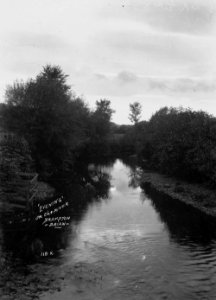 ' Evening' on the river Brampton Brian (1294773)