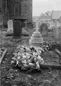 -The graveyard at St Mary's church, Builth Wells (1293822)