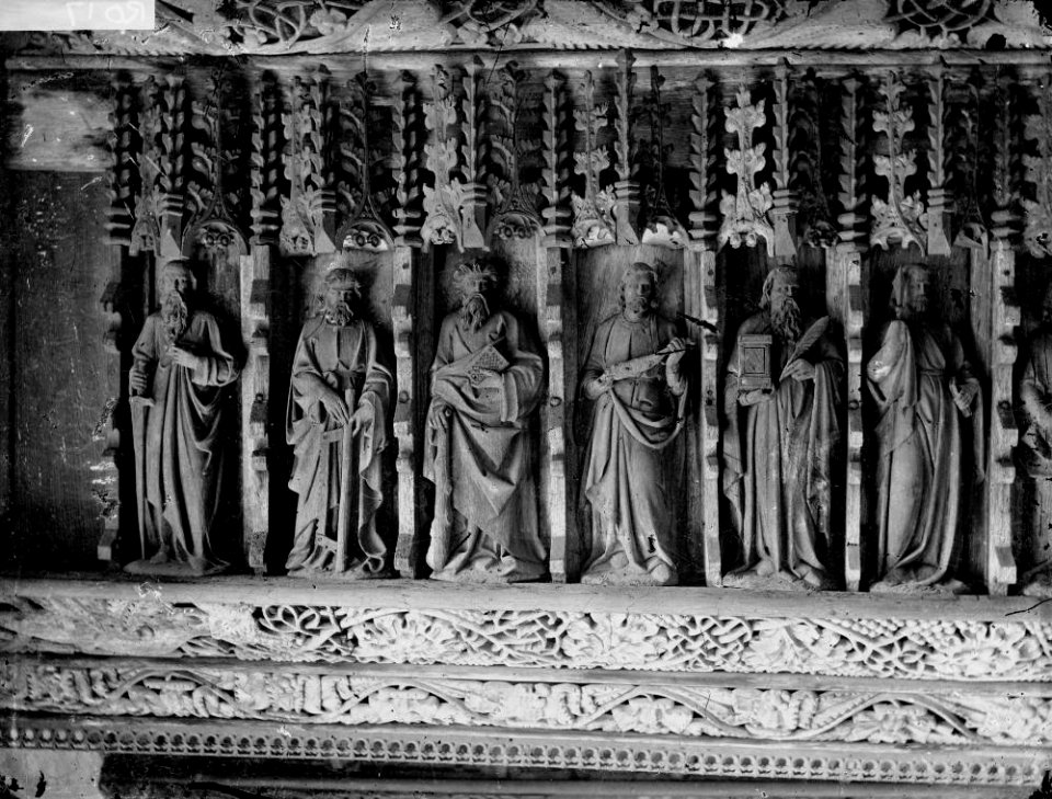 -The screen at St. Anno church, Llananno. (1294798)