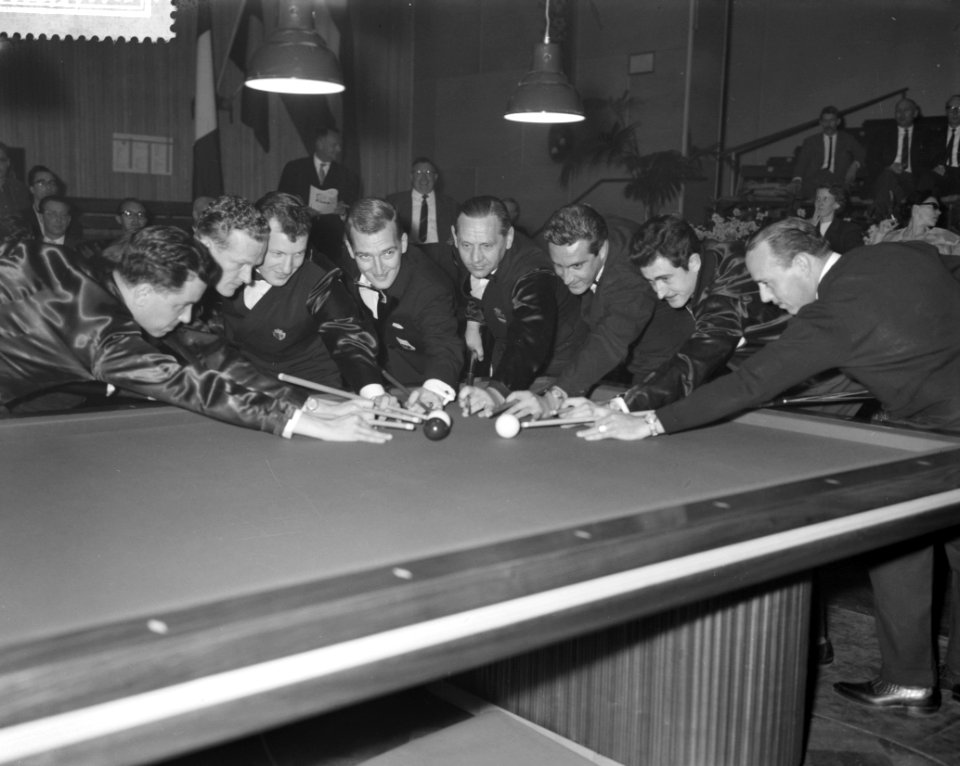 1961 World Three-cushion Championship, the participants, Bestanddeelnr 912-3711