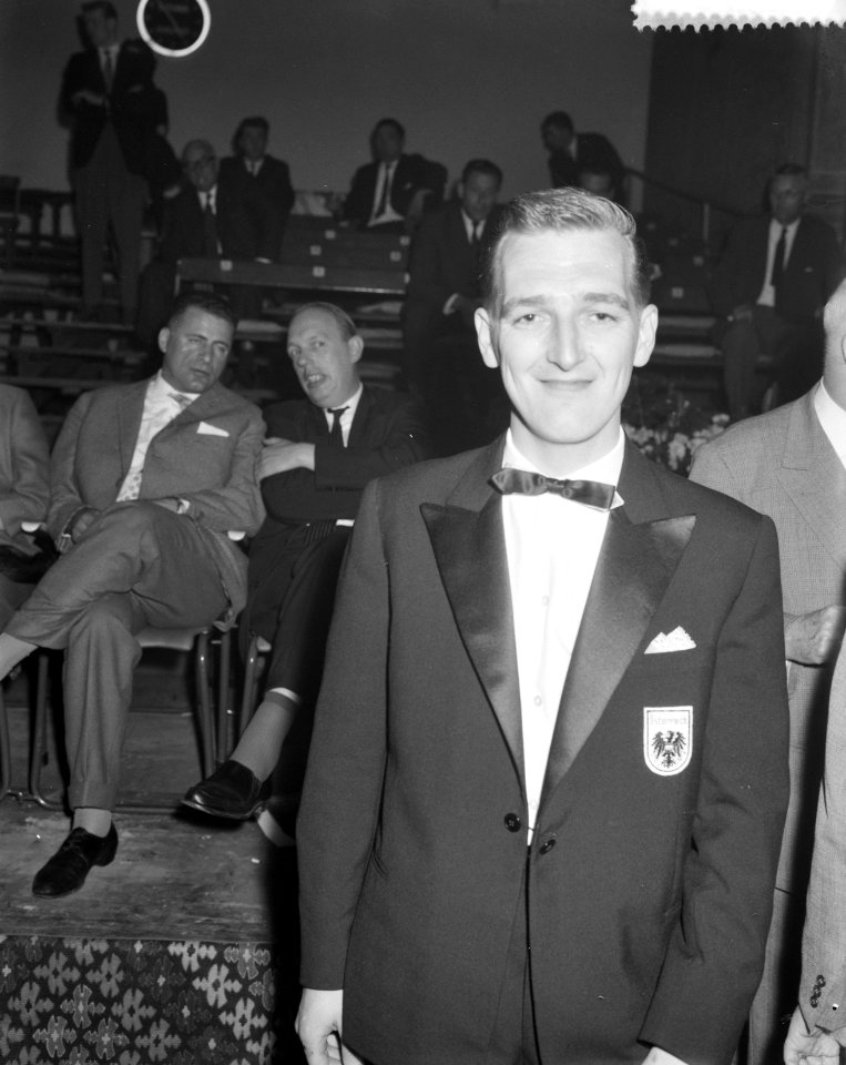 1961 World Three-cushion Championship, Johann Scherz (AUT), Bestanddeelnr 912-3753