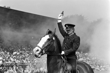 15e Dag van het paard , een jaarlijks evenement op Duindigt demonstratie van , Bestanddeelnr 931-6089