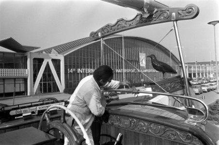 14e Hiswa tentoonstelling in RAI, Amsterdam voorbereidingen schip in de RAI, Bestanddeelnr 922-1602