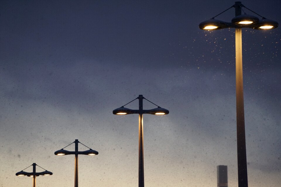 Pole lamp street