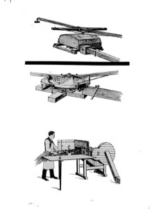 13x18 Tekening onderdelen braakmachine , Bestanddeelnr 256-1224