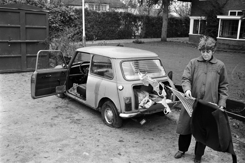 38-Jarige Willy van den Heuvel woont al 3 jaar in Mini Ede, uit protest dat zij , Bestanddeelnr 931-8943