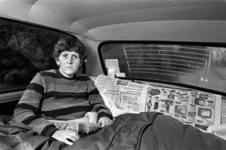 38-Jarige Willy van den Heuvel woont al 3 jaar in Mini Ede, uit protest dat zij , Bestanddeelnr 931-8945
