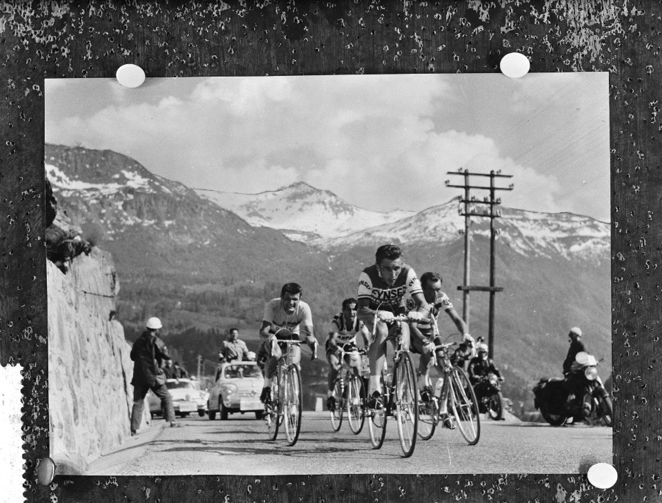 43ste Ronde van Italie , Anquetil, Gaul, Hovenaars en Nencini, Bestanddeelnr 911-3050