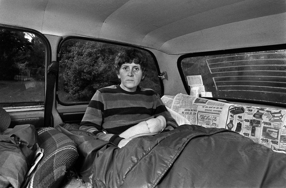 38-Jarige Willy van den Heuvel woont al 3 jaar in Mini Ede, uit protest dat zij , Bestanddeelnr 931-8941