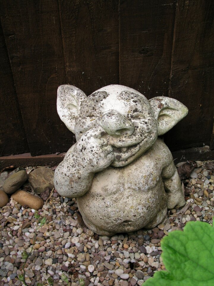 Statue gnome garden ornament